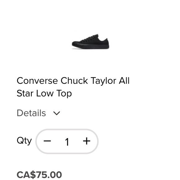 Converse Chuck Taylor black All Star low top sneaker - Picture 8 of 8